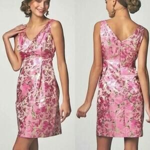 Lilly Pulitzer Kiki Dress Multi Pirates Bootyniere Metallic Jacquard, Sz 6, NWT